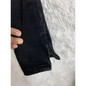 Zara | Jeans | Zara Moto Cargo Pocket High Rise Ankle Zip